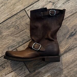 Frye Brown Ankle Boots